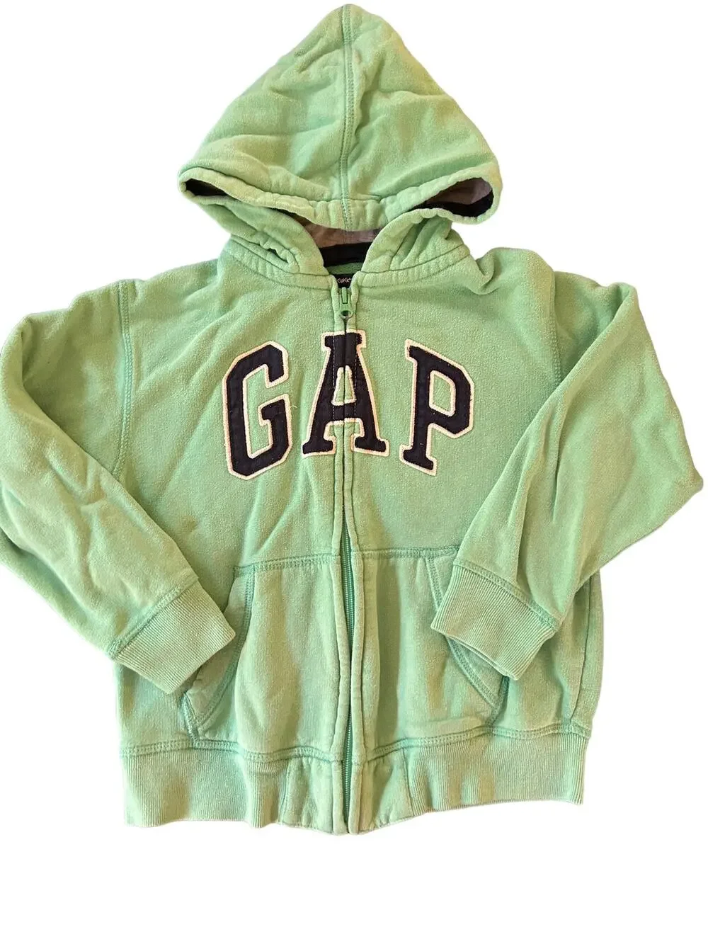Gap Green Zip Hoodie size 6-7